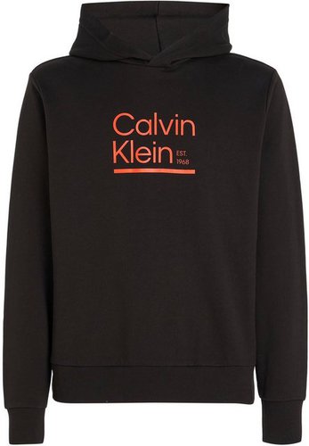 Calvin Klein Kapuzensweatshirt CONTRAST LINE LOGO HOODIE mit Logodruck