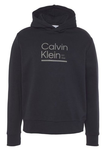 Calvin Klein Kapuzensweatshirt CONTRAST LINE LOGO HOODIE mit Logodruck