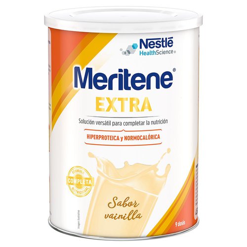 Meritene Extra 450 Gr Dietary Supplement Vanilla Durchsichtig