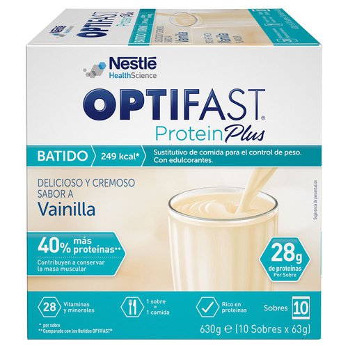 Optifast Proteinplus 10x63 Gr Shakes Weight Management Products Vanilla Durchsichtig