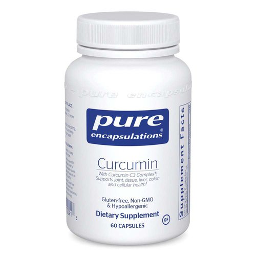 Pure Encapsulations Curcumine 60 Caps Dietary Supplement Durchsichtig