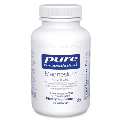 Pure Encapsulations Magnesium 90 Caps Dietary Supplement Durchsichtig