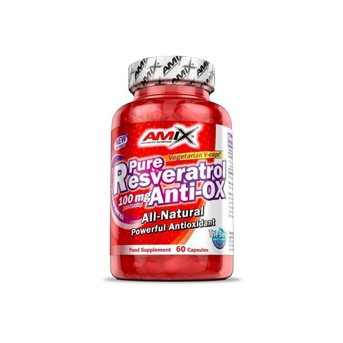 Amix Pure Resveratrol Anti-ox Kappen 60 Einheiten