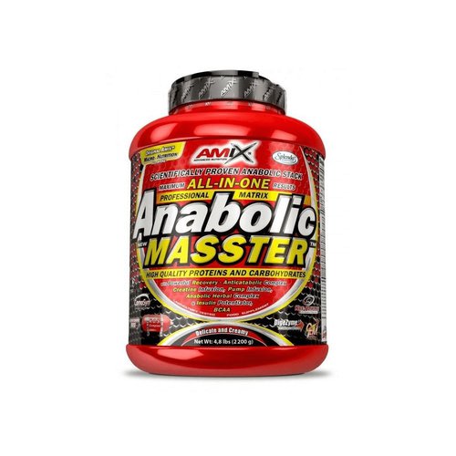 Amix Anabolic Masster Muscle Gainer Fruits 2.2kg Durchsichtig