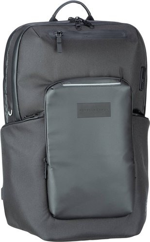 Porsche Design Urban Eco Backpack M2  in Schwarz (24.1 Liter), Laptoprucksack