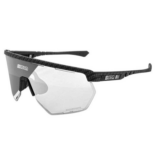 Scicon Aerowing Photochromic Sunglasses Schwarz Silver MirrorCAT 1-3
