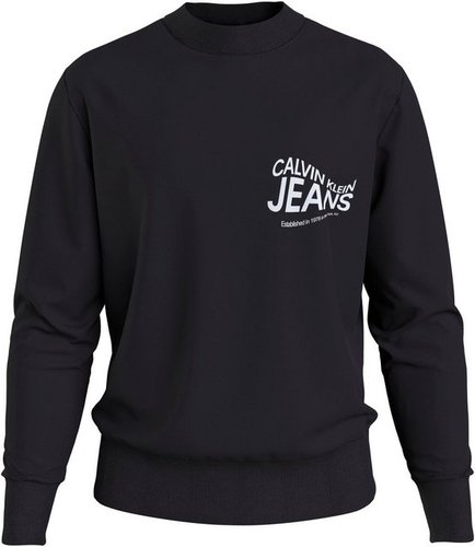 Calvin Klein Jeans Sweatshirt FUTURE MOTION GRAPHIC CREW NECK