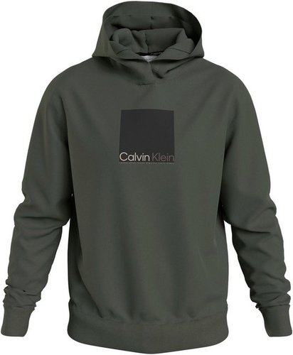 Calvin Klein Kapuzensweatshirt SQUARE LOGO HOODIE mit Markenlabel