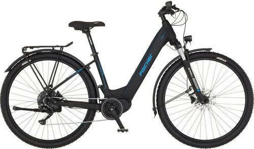 Fischer Fahrrad E-Bike TERRA 4.5i 522, 10 Gang Shimano Deore Schaltwerk, Kettenschaltung, Mittelmotor, 522 Wh Akku, (mit Schloss)