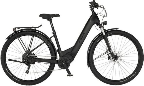 Fischer Fahrrad E-Bike TERRA 8.0i 43, 10 Gang Shimano Deore Schaltwerk, Kettenschaltung, Mittelmotor, 711 Wh Akku, (mit Fahrradschloss)
