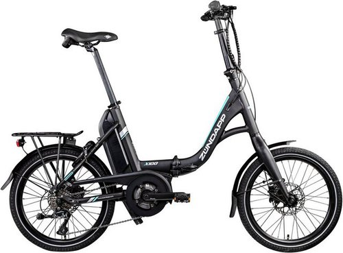 Zündapp E-Bike X100, 9 Gang Shimano Sora Schaltwerk, Kettenschaltung, Mittelmotor, 400 Wh Akku