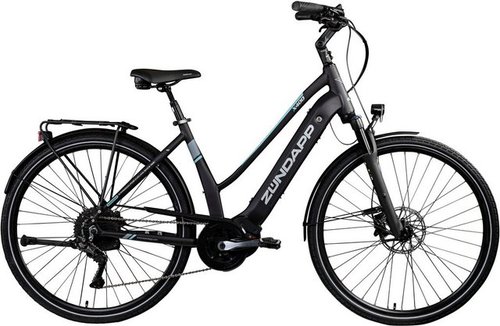 Zündapp E-Bike X400, 11 Gang Shimano Deore XT Schaltwerk, Kettenschaltung, Mittelmotor, 500 Wh Akku