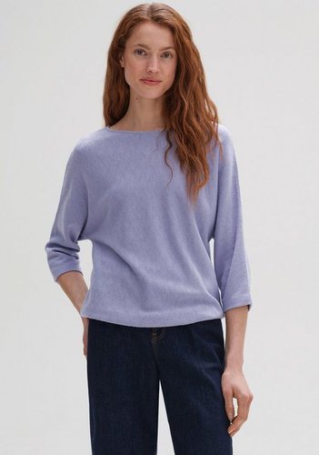 Opus Sweatshirt Gamini mit elastischem Saum