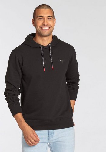 Bruno Banani Kapuzensweatshirt mit mehrfarbigen Kordeln