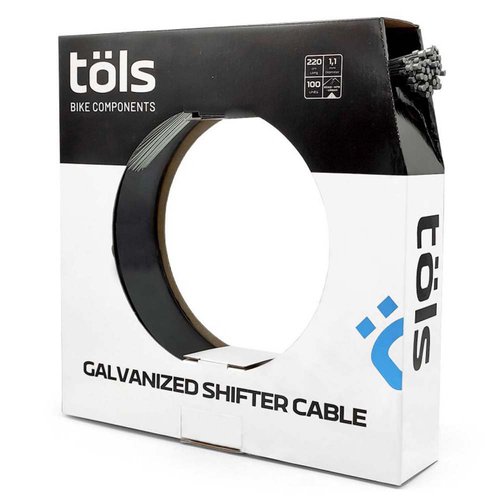 Tols Galvanized 1.1 Mm Shift Cable 2.2 Meters 100 Units Durchsichtig