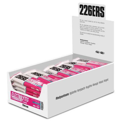 226ers Electrolytes Box Vegane Gummibärchen-energieriegel Erdbeere 30 G 42 Einheiten