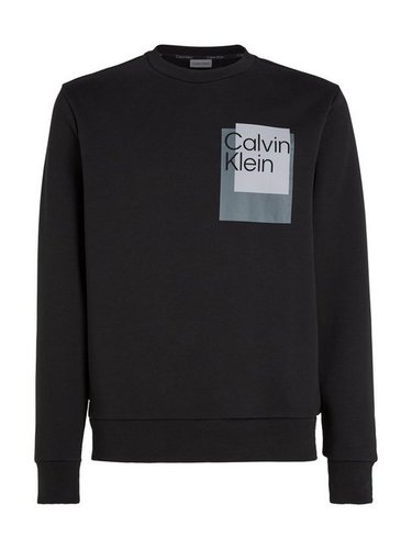 Calvin Klein Sweatshirt OVERLAY BOX LOGO SWEATSHIRT