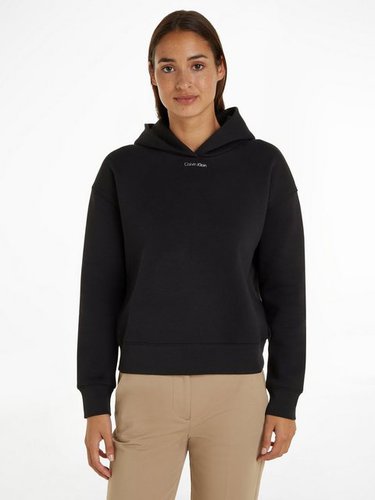 Calvin Klein Kapuzensweatshirt METALLIC MICRO LOGO HOODIE