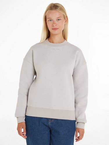 Calvin Klein Sweatshirt METALLIC MICRO LOGO SWEATSHIRT