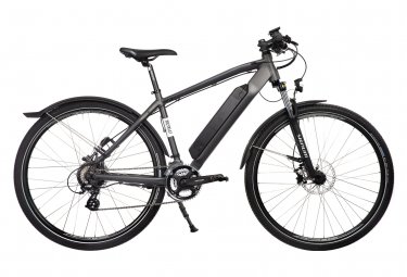Bicyklet joseph elektro hybrid fahrrad shimano altus 7s 417 wh 700 mm schwarz dunkelgrau