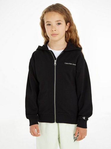 Calvin Klein Jeans Sweatshirt INST. LOGO RELAXED ZIP-THROUGH