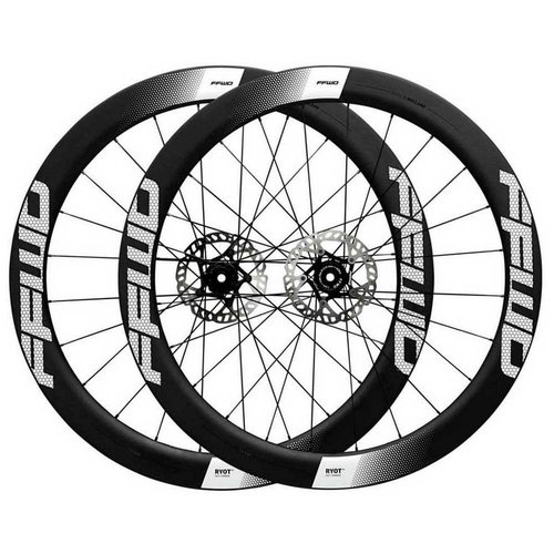 Ffwd Ryot55 Dt240 Cl Disc Tubular Road Wheel Set Silber 12 x 100  12 x 142 mm  ShimanoSram HG