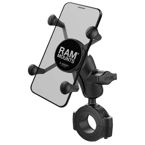Ram Mounts X-grip Torque Xl Rail Base Handlebar Phone Mount Silber