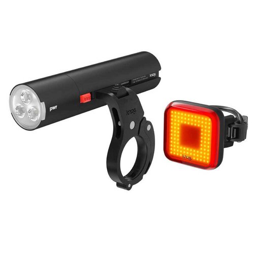 Knog Pwr Road 700  Blinder Square Light Set Silber 700  1000 Lumens