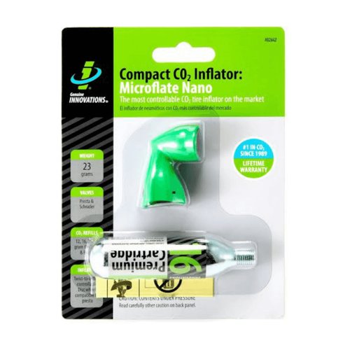 Genuine Innovations Compact CO2 Inflator : Microflate nano CO2-20 gr