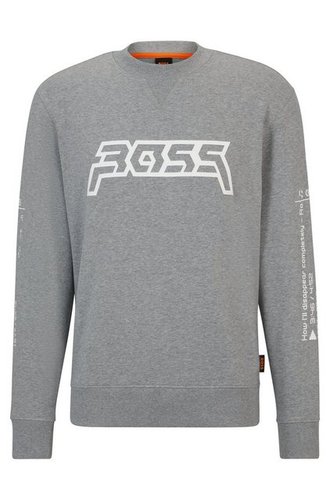 Boss Orange Sweatshirt WeGrafix mit BOSS Schriftzug