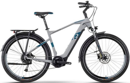 R Raymon E-Bike TourRay E 5.0 Herren, 9 Gang Tektro RD-M350 Schaltwerk, Mittelmotor, 500 Wh Akku