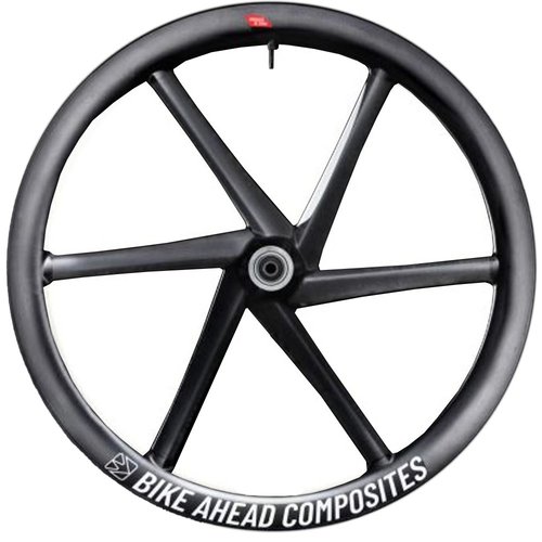 Bike Ahead Biturbo Aero Cl Disc Tubeless Road Front Wheel Silber 12 x 100 mm