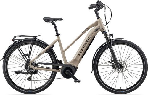 Ruhrwerk E-Bike MT 800 Damen, 8 Gang Shimano Acera Schaltwerk, Kettenschaltung, Mittelmotor, 522 Wh Akku
