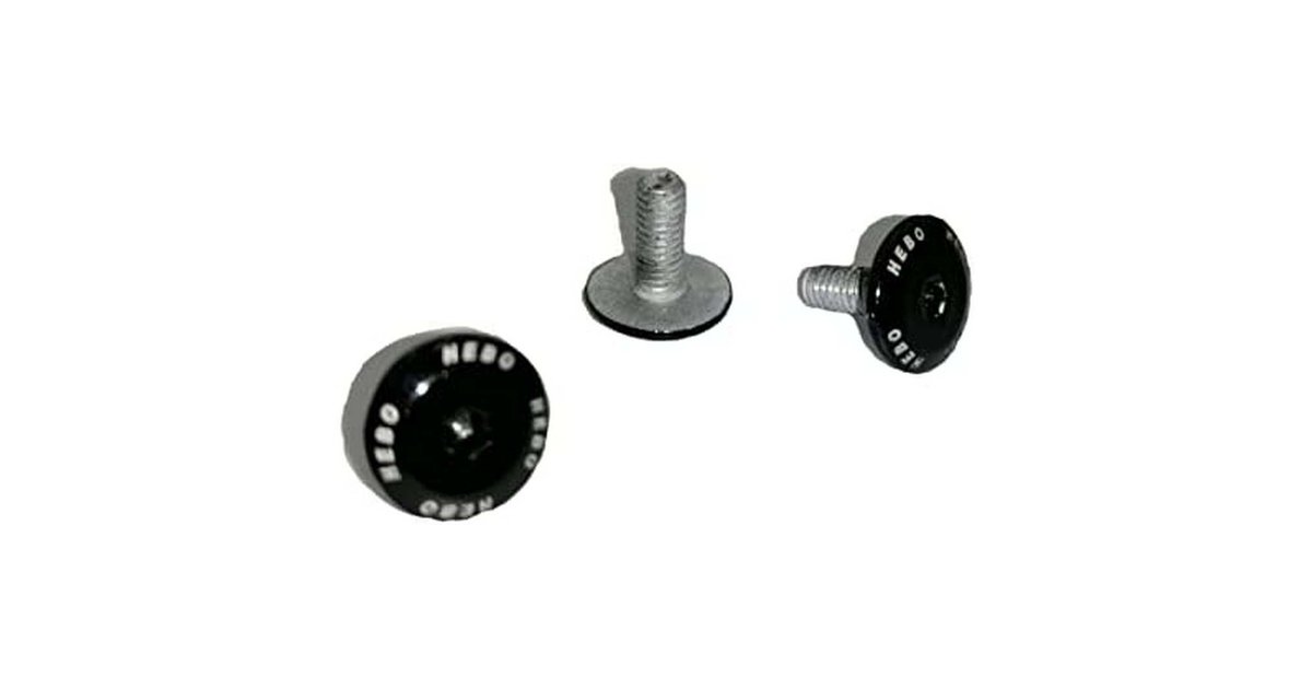 Hebo Origingenesis Helmet Visor Screw Kit Schwarz