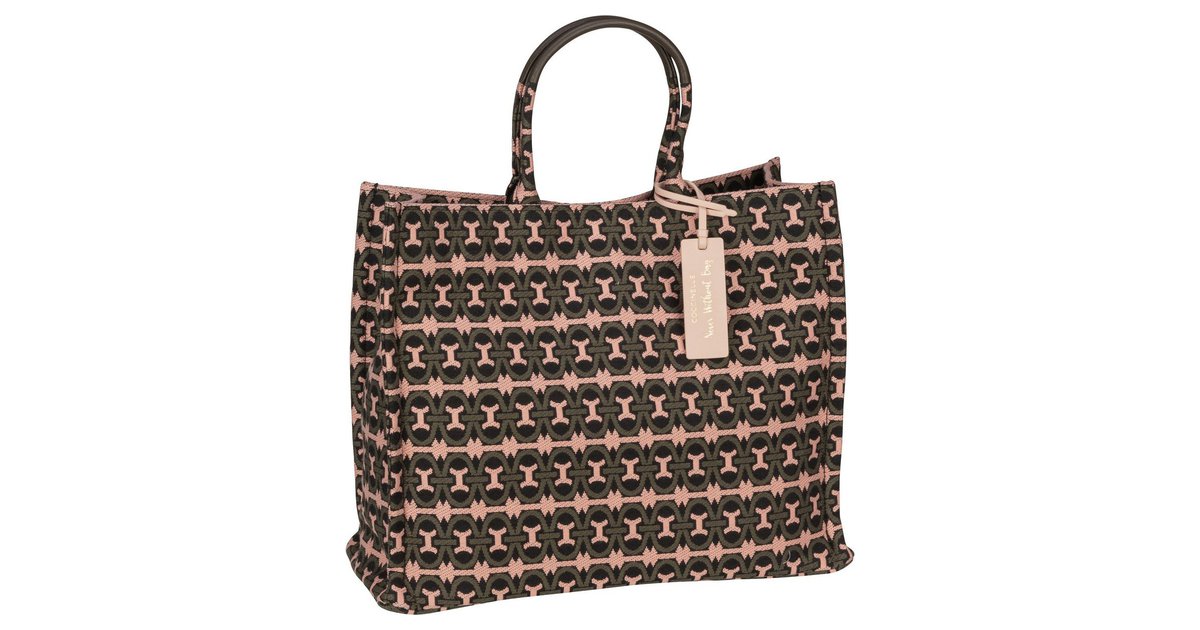 Coccinelle Handtasche Never Without Bag Jacquard 1801 Multi Barkbark