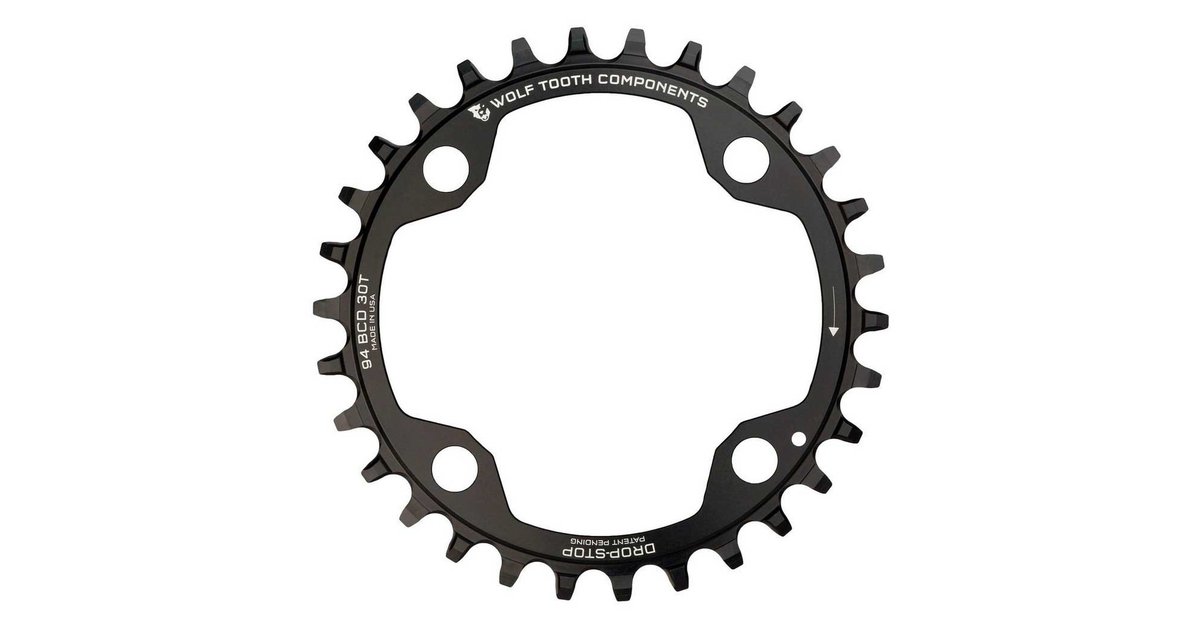 パーツ WOLFTOOTH Chainrings 94 BCD 5 Bolt 32T Wolf Tooth Components 1x 104 BCD Elliptical MTB Chainring