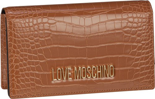 Love Moschino Evening Bag Croco 4098  in Cognac (0.9 Liter), Abendtasche & Clutch