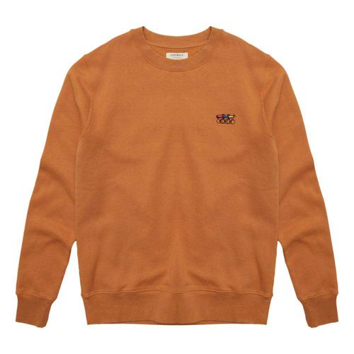 Erstwhile Waaier Sweatshirt Orange M Mann