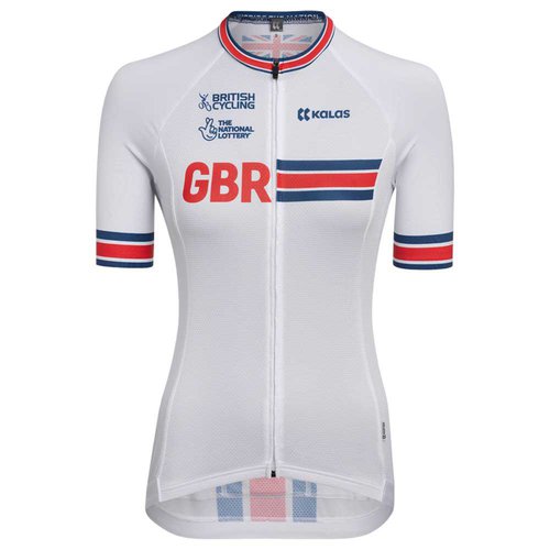 Kalas Great Britain Cycling Team Short Sleeve Jersey Weiß M Frau