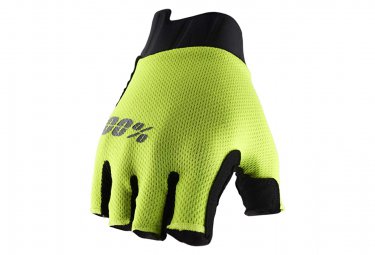 100 Percent kurze handschuhe 100  exceeda gel gelb