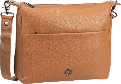 Mandarina Duck Mellow Leather Shoulder Bag FZT49  in Cognac (8.8 Liter), Umhängetasche