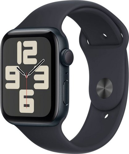 Apple Watch SE Aluminium Smartwatch (4,4 cm/1,73 Zoll, Watch OS 10), Sport Band