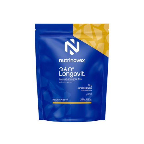 Nutrinovex Isotonisches Getränk Longovit 360 1080g Mango Maracuja