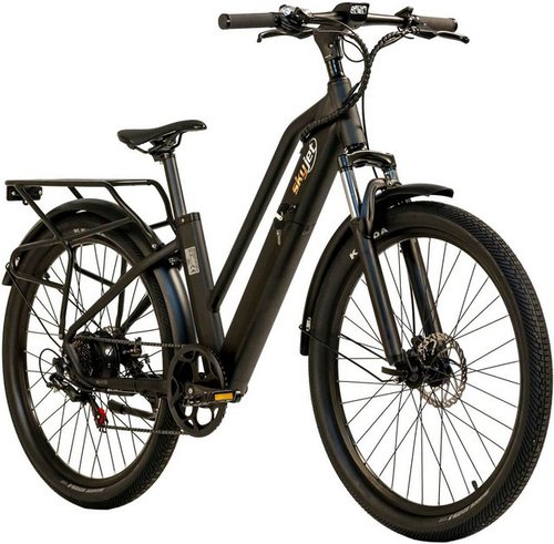 Skyjet E-Bike 6A, 7 Gang Shimano Tourney Schaltwerk, Heckmotor, 468 Wh Akku