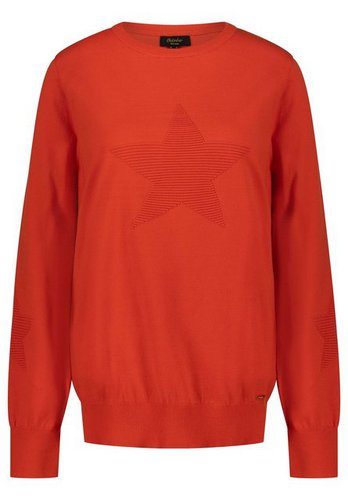 October Sweatshirt mit dezentem Sternen-Muster auf der Front