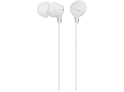 Sony MDR-EX15LP, In-ear Kopfhörer Weiß