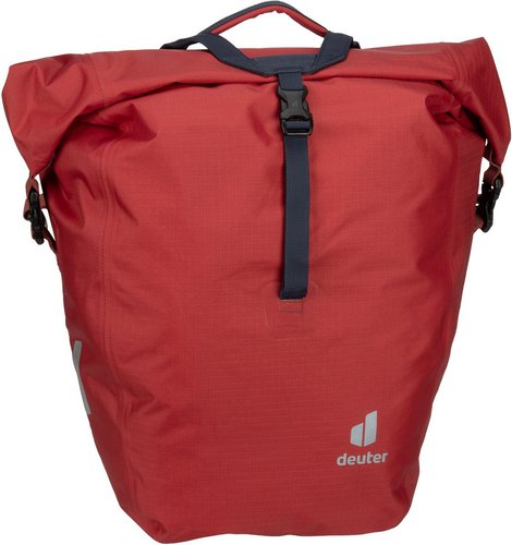 Deuter Weybridge 25+5  in Rot (25 Liter), Fahrradtasche