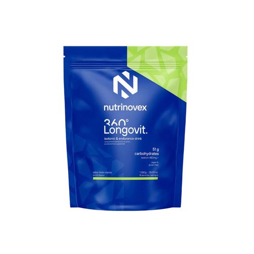 Nutrinovex Isotonisches Getränk Longovit 360 1080g Zitrone Minze