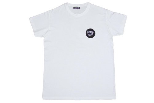 Escapada Cycling Pedal Hard T-Shirt - Weiß