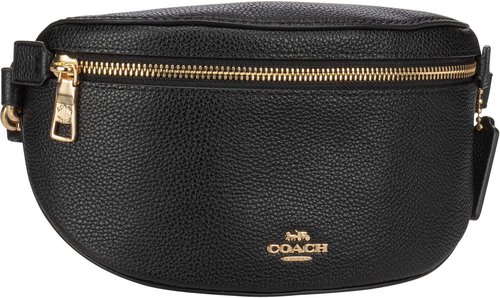 Coach Gürteltasche Bethany Belt Bag Polished Pebble Black (2.3 Liter)